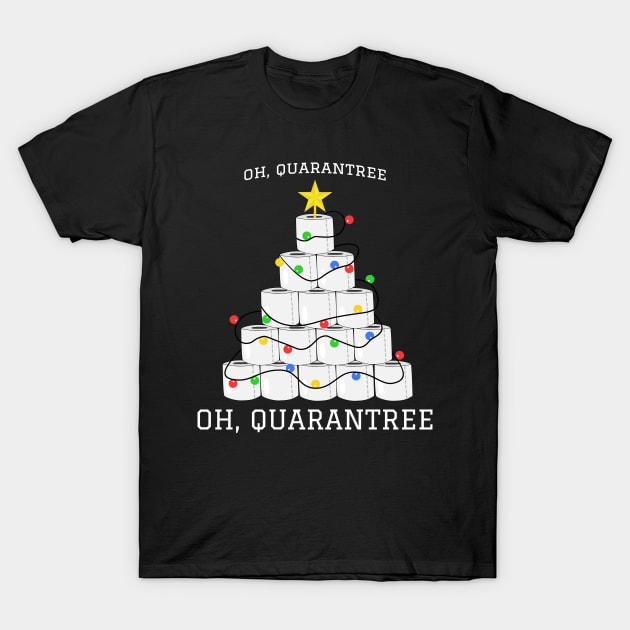 Oh Quarantree Toilet Paper Tree Funny Christmas 2020 T-Shirt by patcave